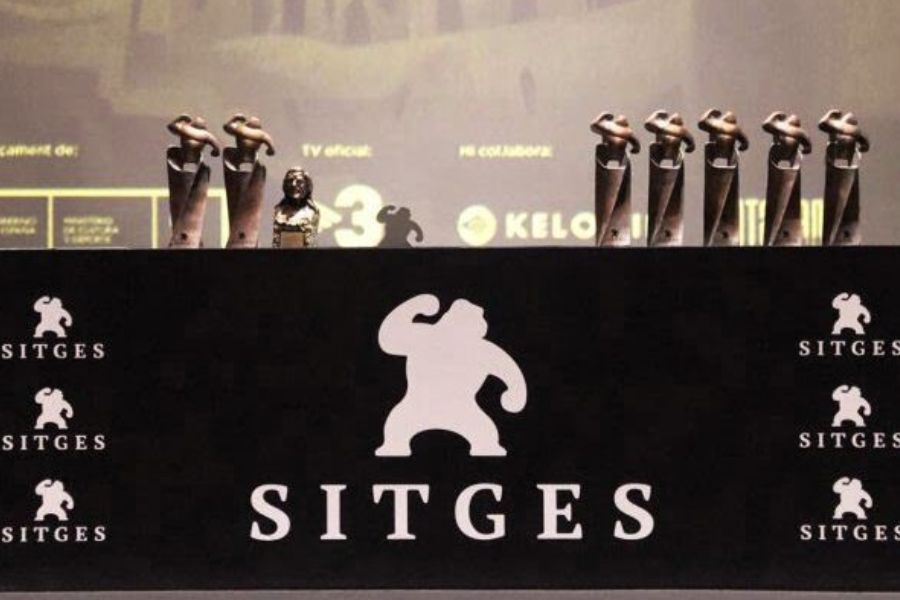 trofeos expuestos en el Festival de Sitges