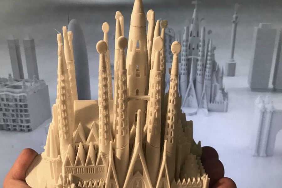 sagrada familia en 3D